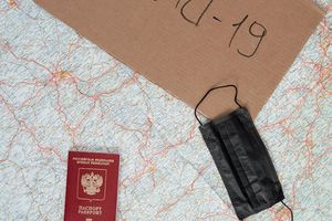 Detail of hands during practice